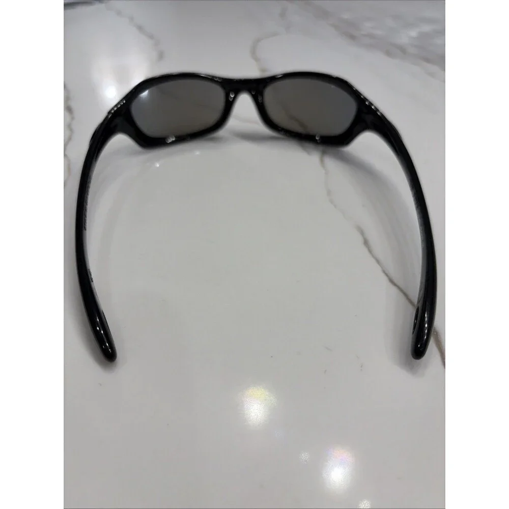 Kid's Oakley XS FIVE Polished Black/Blue Iridium Sunglasses 03-450 40-20 Youth